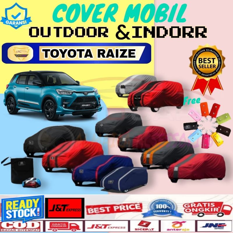 Mantel Mobil Raize 2022 Sarung Mobil Raize Cover Mobil Raize Selimut Mantel Mobil Toyota Raize Tutupan Mobil Outdoor Indoor Waterproof