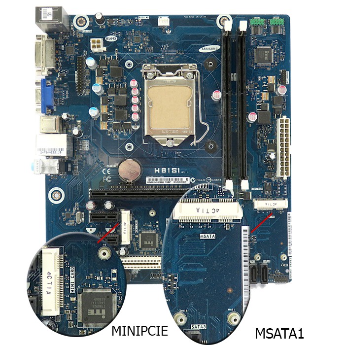 Motherboard Mainboard Mobo Intel LGA 1150 H81 OEM SAMSUNG Onboard