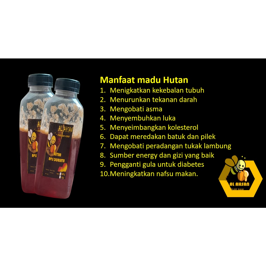 

Hutan Apis Dorsata 500gram