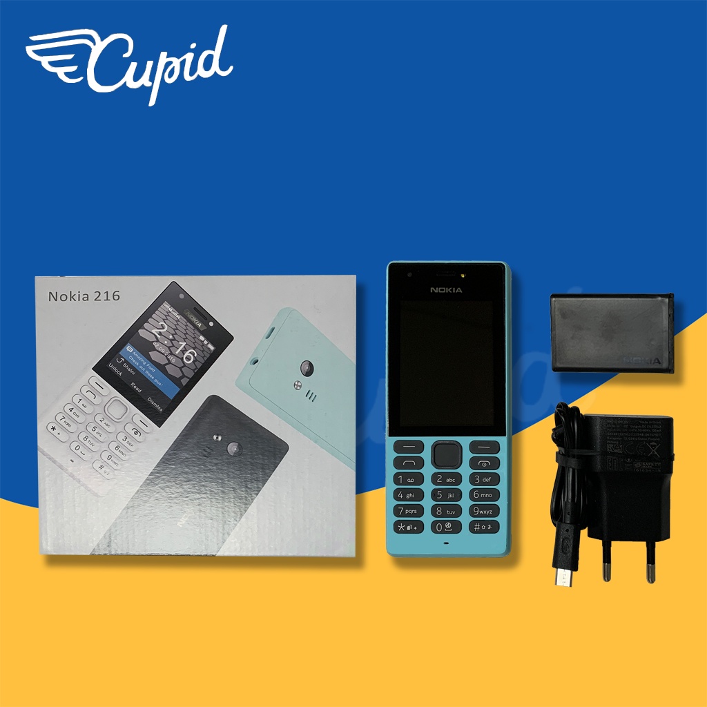 CUPID Nokia 216 Mobile Phone dual SIM HP murah jadul Garansi Toko