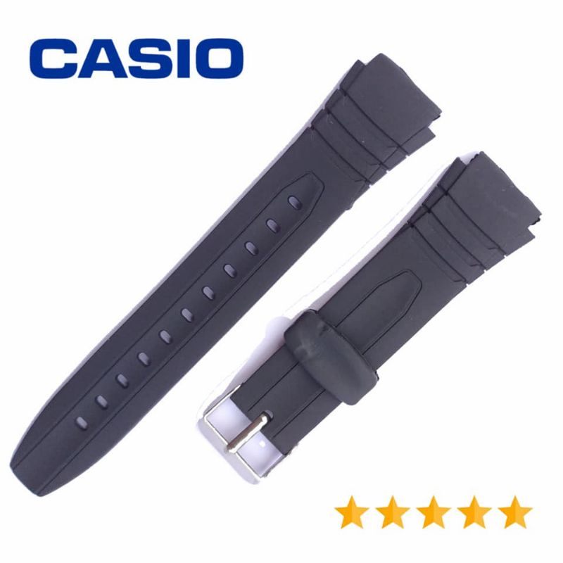 Tali Jam Tangan Casio W-752 Hitam Rubber Kuat