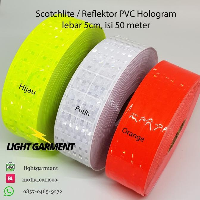 

[BISA COD] Pita Scotlight Scotlite PVC 5 cm isi 50 meter