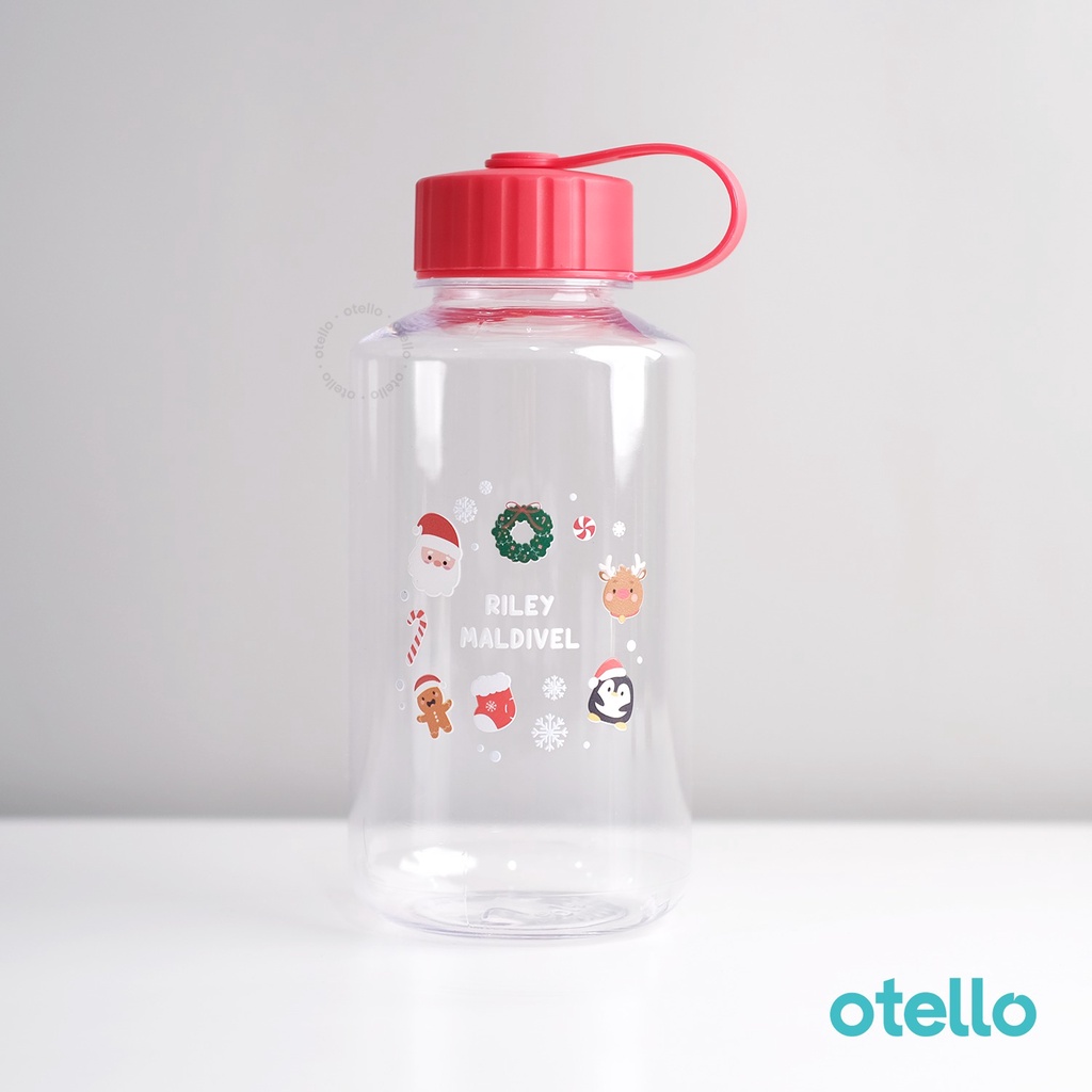 Custom Tumbler Natal Botol Minum 1 Liter Souvenir Hampers Christmas Kado Xmas Gift