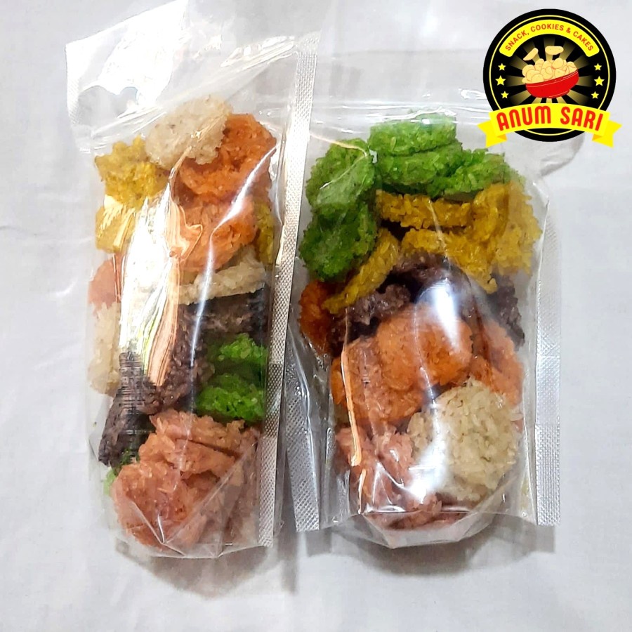 

Rengginang Mini Mentah (isi 40-45 pcs) Terasi Bawang - Anum Sari