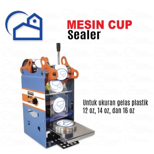 Mesin cup sealer press gelas plastik manual sealing machine 8881