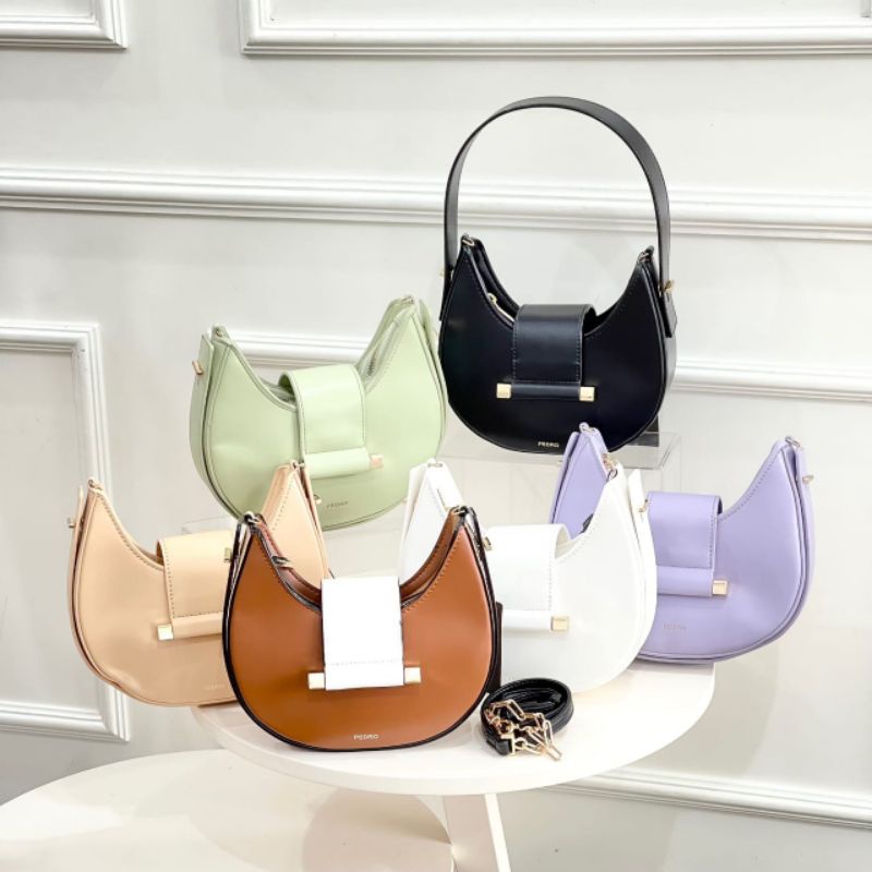 Tas Selempang Bahu Wanita Import Pedro Mini Hobo Bag P194