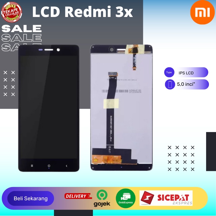 Lcd Xiaomi Redmi 3x bergaransi