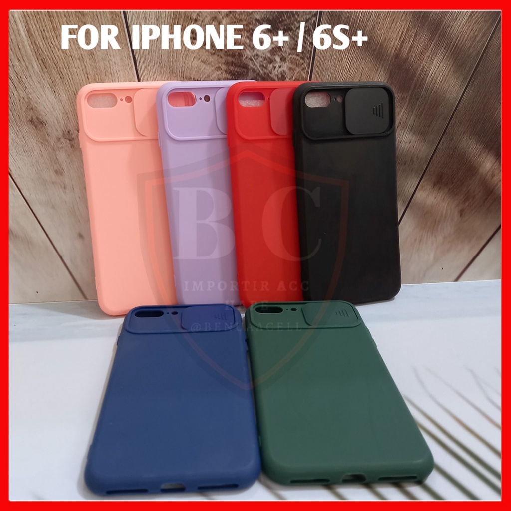 SOFTCASE IPHONE 6 6G 6S - CASE SLIDE CAMERA IPHONE 6 PLUS 6S PLUS