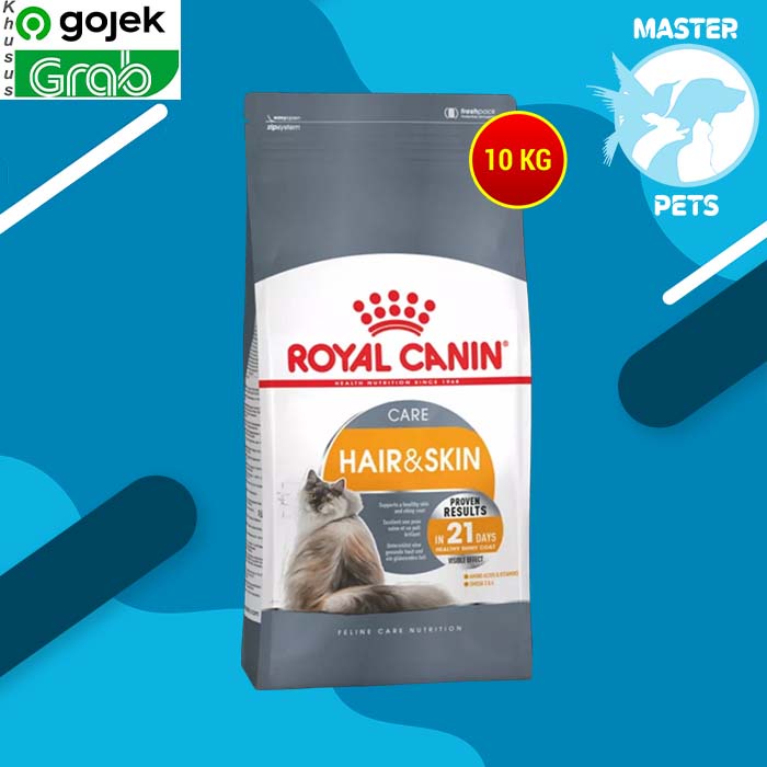 Gosend Makanan Kucing Royal Canin Hair &amp; Skin 10kg