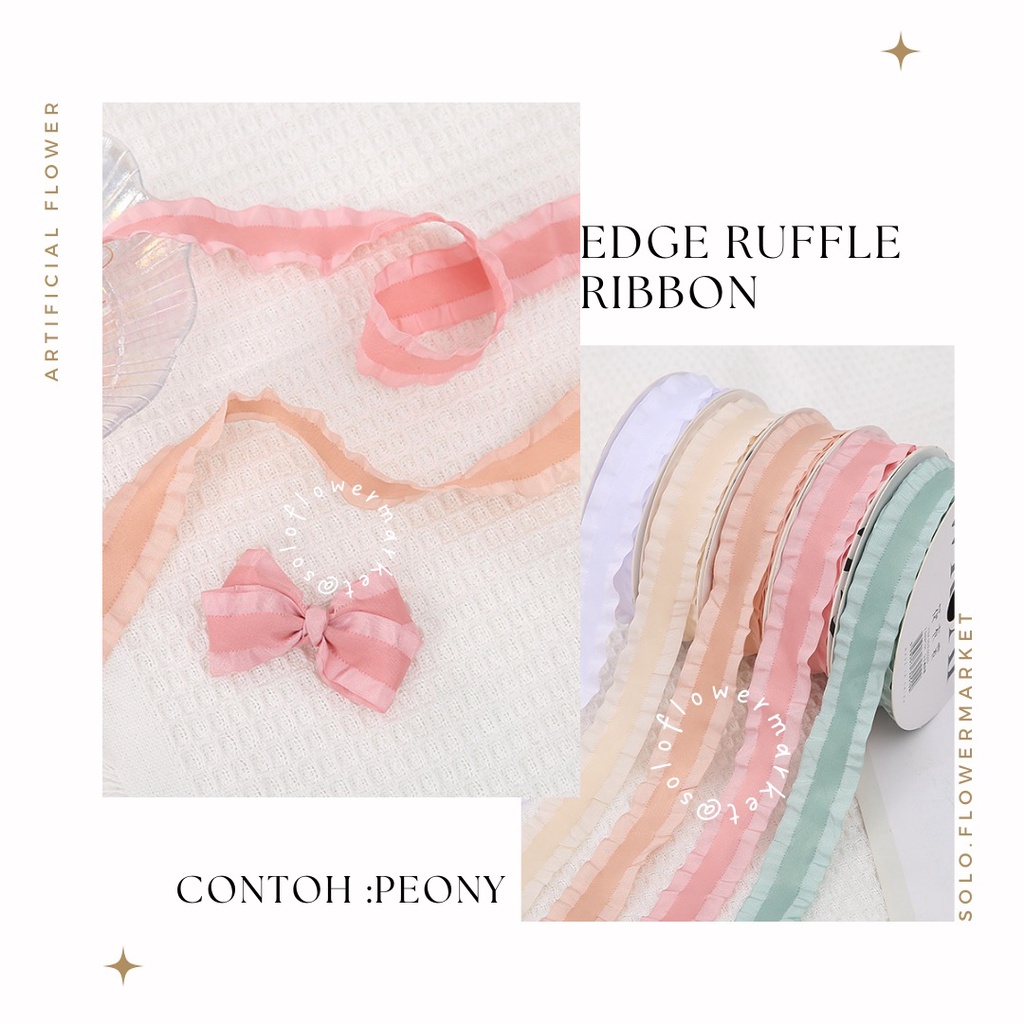 

EDGE SATIN RIBBON BANDANA PITA HAMPERS PITA GROSSGRAIN PITA SATIN RUFFLE KOREA PITA GELOMBANG PITA SATIN SEDANG LEBAR 2.5CM PREMIUM (ECER PER METER) PITA KADO GIFT BOUQUET BUNGA DEKORASI