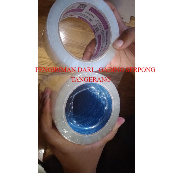 

Lakban Bening Coklat 100 yard 90 Yard 2 inc