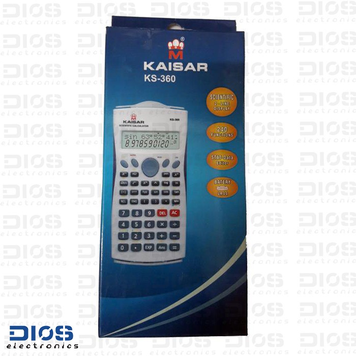 

SCIENTIFIC KALKULATOR KAISAR KS-360 #ORIGINAL