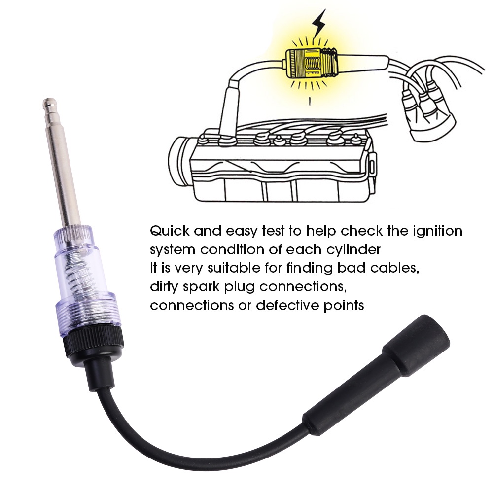 Terbaru Car Spark Tester Pen Spark Plug Tool Mesin In Line System Detector Tester Sistem Pengapian Otomotif