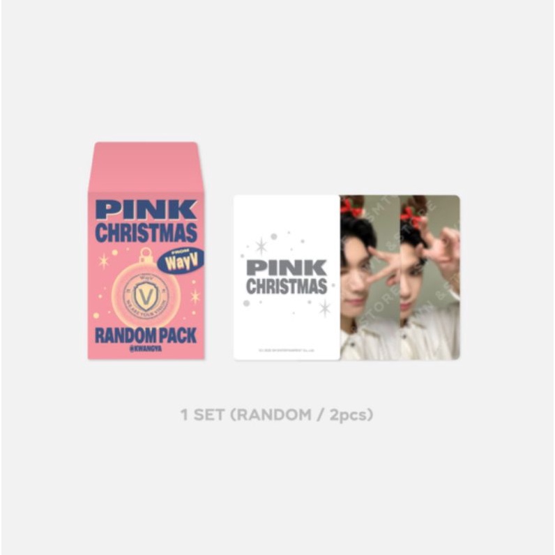 [DP PO] PINK CHRISTMAS WAYV RANDOM PACK MD