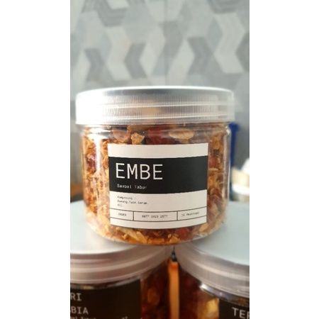 

SAMBAL TABUR EMBE UKURAN SEDANG