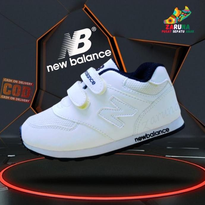 PROMO Sepatu Anak Laki Cowok Cewek Perempuan Sneakers Putih Polos