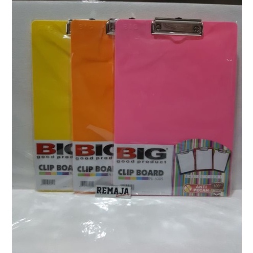 

Clip Board / Papan ujian Plastik BIG PU-5005