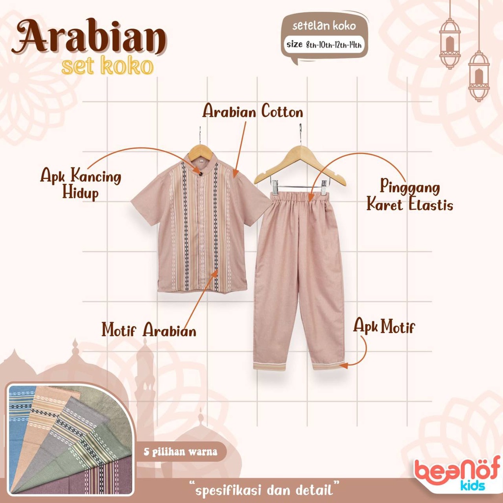 Arabian Set Koko Beanof Kids