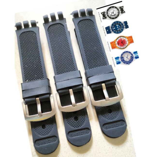 Strap Rubber Tali Jam Swatch Scuba 20mm