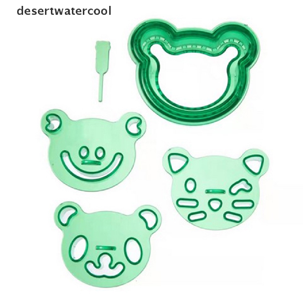 Deid 1set Sandwich Cutter Set Sandwiches Maker Breakfast Making Cetakan Untuk Anak Martijn