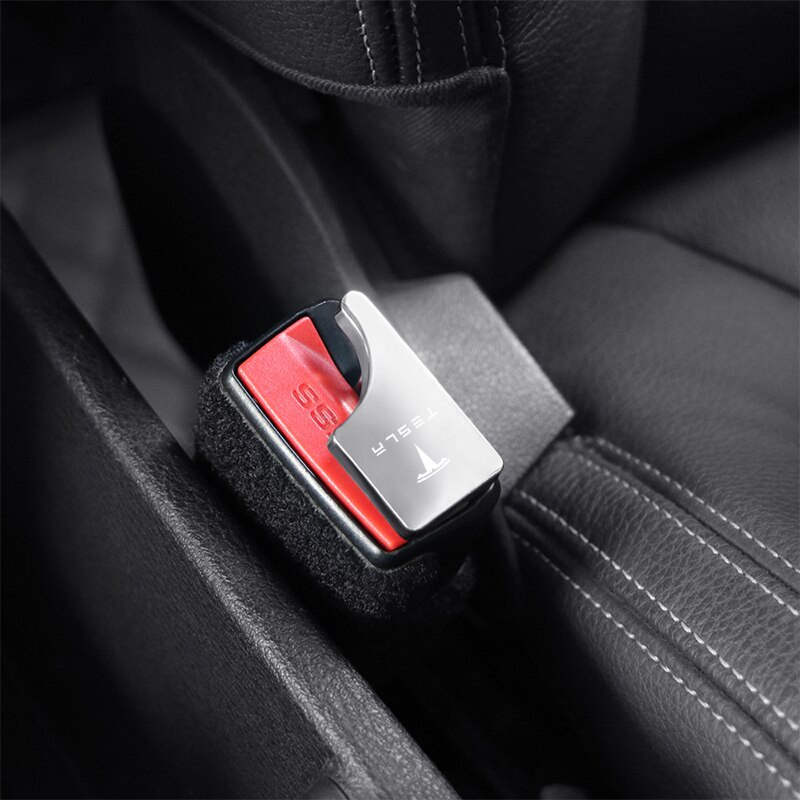 [new] Concealed Car Safety Buckle Clip Seat Belt Plug Untuk Tesla Model 3y S X