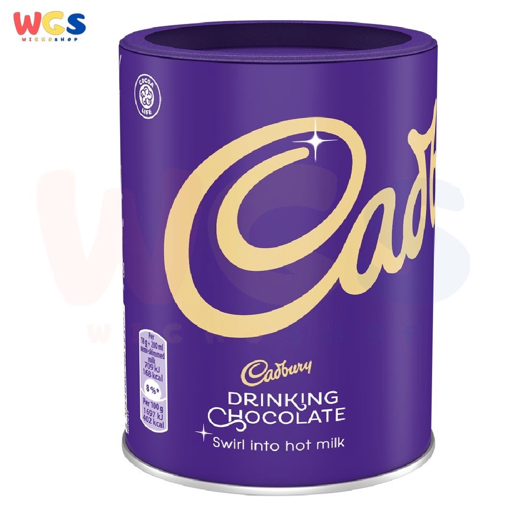 Cadbury Drinking Chocolate Swirl Into Hot Milk 500g