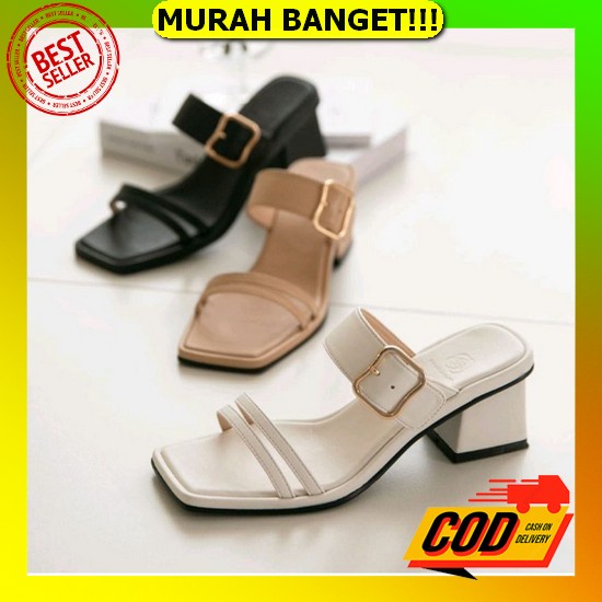 Sandal Pesta Sepatu Hils Tinggi Heals Wanita Mewah Hak Tahu Terbaru Haigh Hill Murah Highhils Kekini