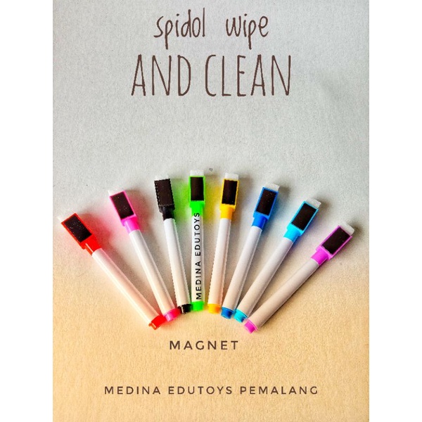 

Spidol Wipe and Clean Magnet