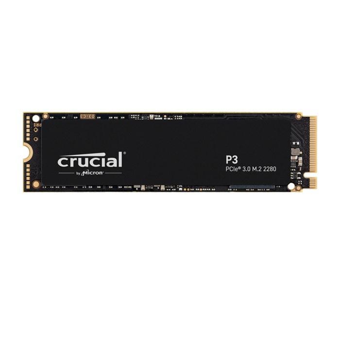 Crucial P3 SSD 500GB M.2 2280 PCIe Gen 3 x4 / SSD M.2 500GB