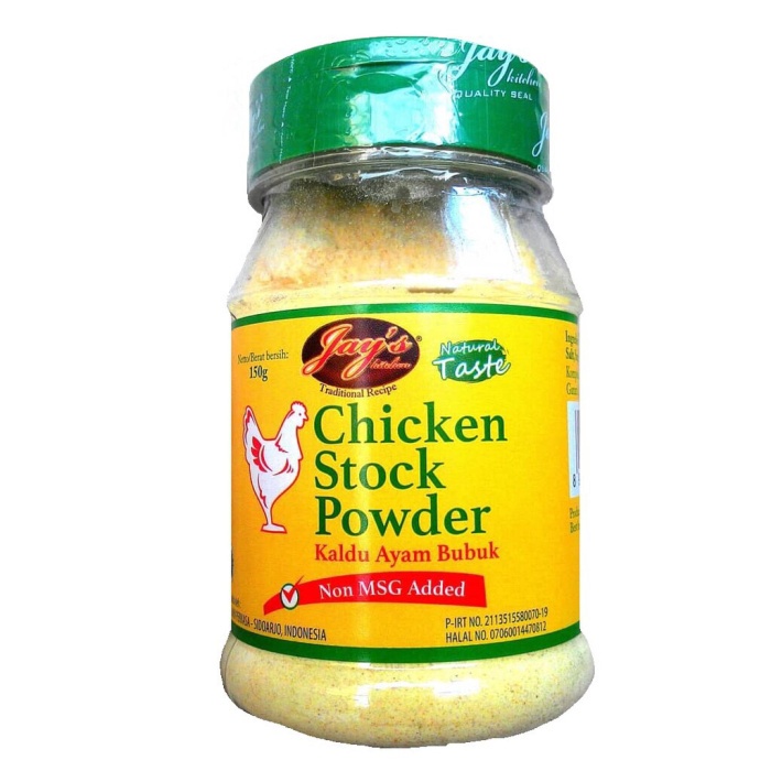 

PROMO Jay's Chicken Stock Non-MSG Kaldu Ayam Bubuk Jays Kitchen 150 gram