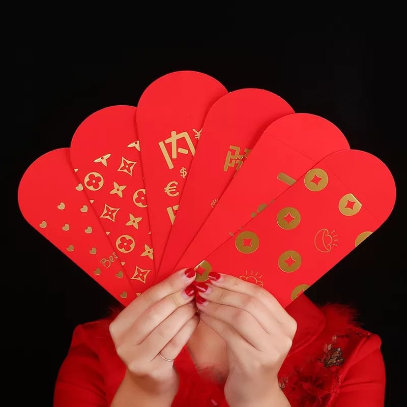 hokkiterus21 ANGPAU HAPPY angpau imlek 2023 angpau panjang angpau pendek angpau mini angpau premium angpau kelinci A005