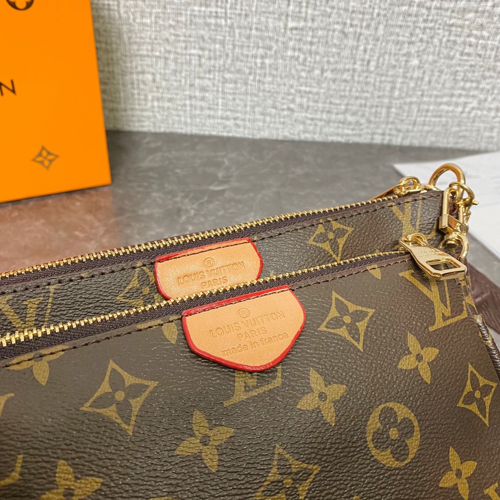 L¤uis Vuitton Multi Pochette 6012 (3in1) (FreeKantongKain+BubbleWrap)