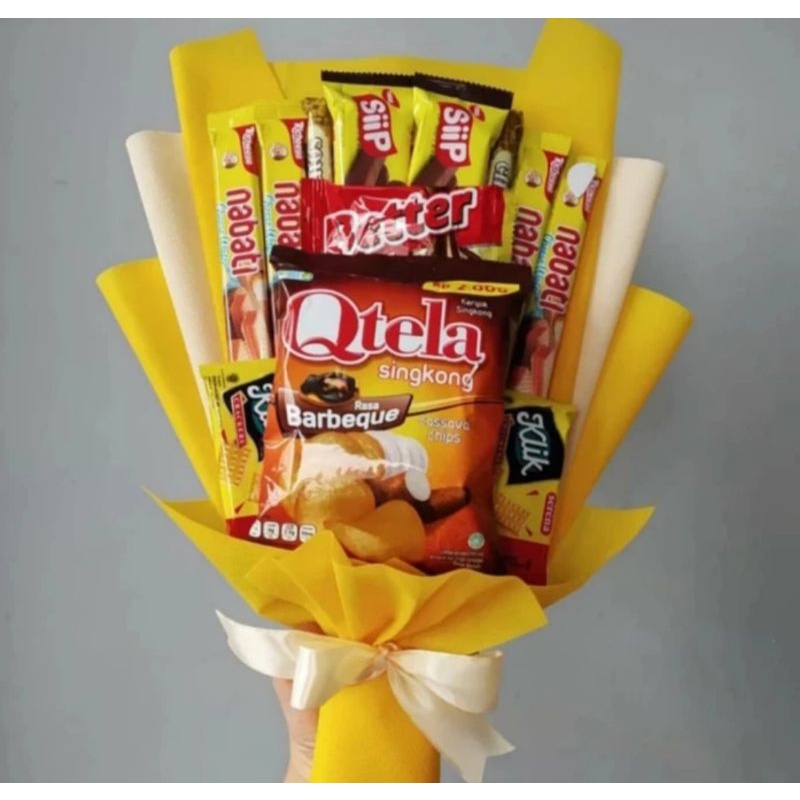 buket snack / bouquet snack / buket snack murah / bouquet snack wisuda