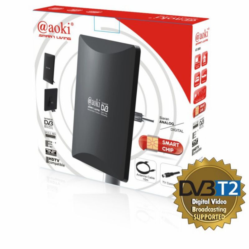 Antena Tv Digital Aoki AT-3000 Bisa Indoor&amp;Outdoor