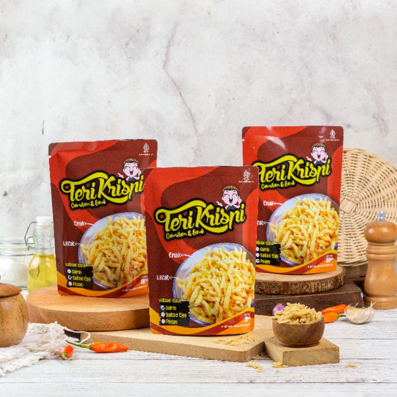 

Teri Kremes Krispy Oven " Cemilezku " HALAL, PIRT