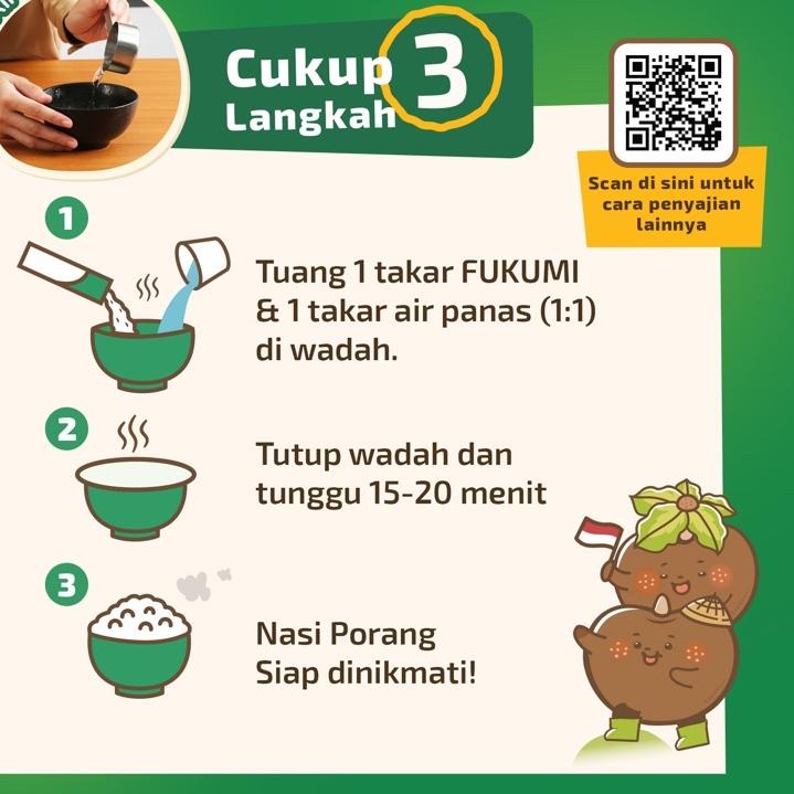 

Di⚡kon !! FUKUMI Beras Porang Box Sachet - Shirataki/Konjac Rice