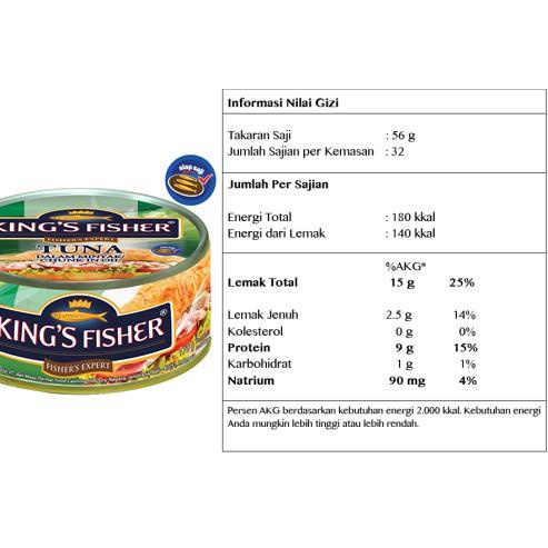 

Termurah dan terbaik >> Paket 2 pcs King's Fisher Tuna dalam Minyak Nabati Tuna in Oil Daging Tuna Makanan Kaleng 170 g