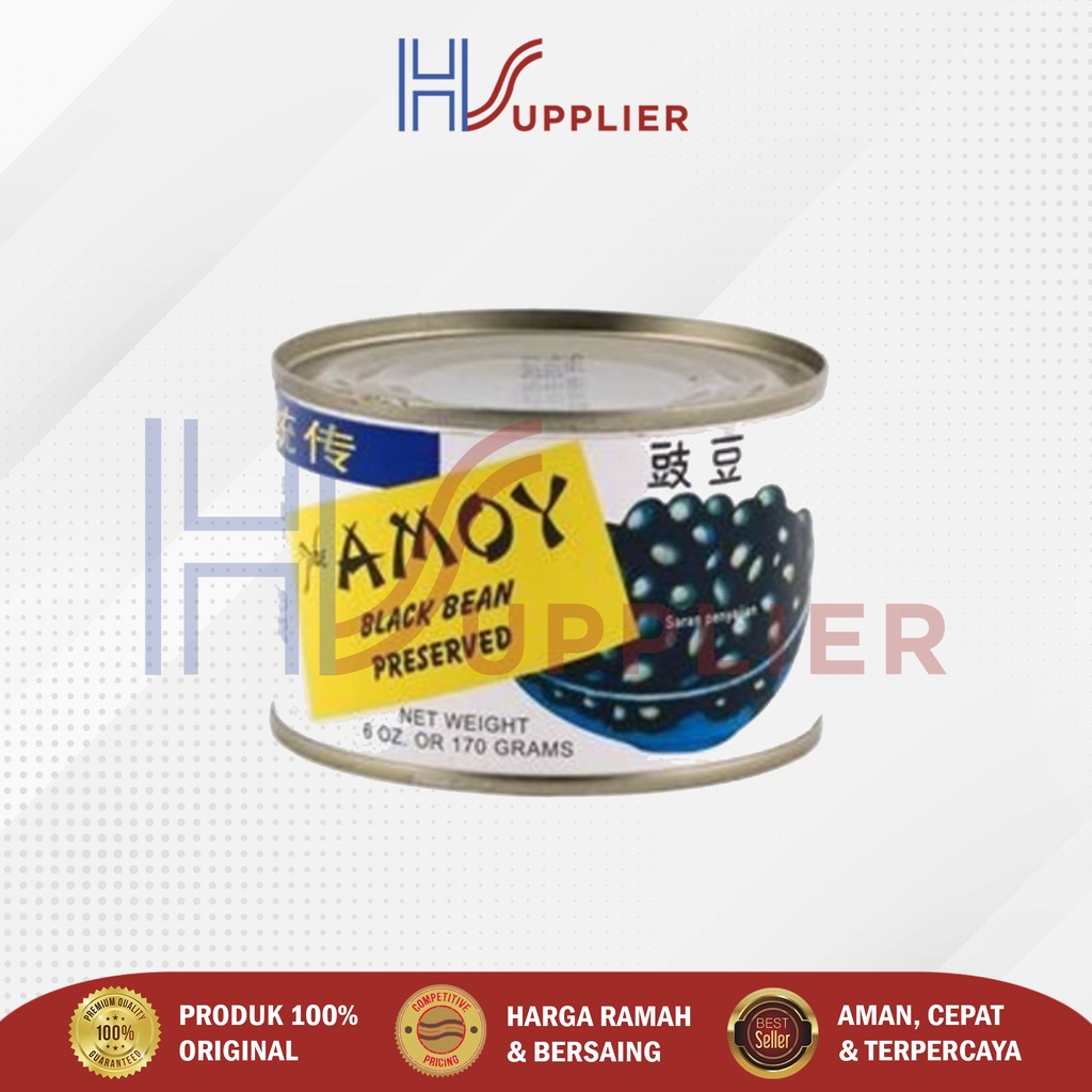 

Tausi Kaleng / Black Bean Preserved Amoy 170gr