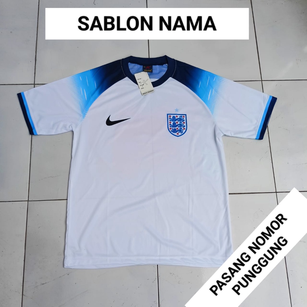 jersey baju bola inggris dewasa/jersey inggris dewasa