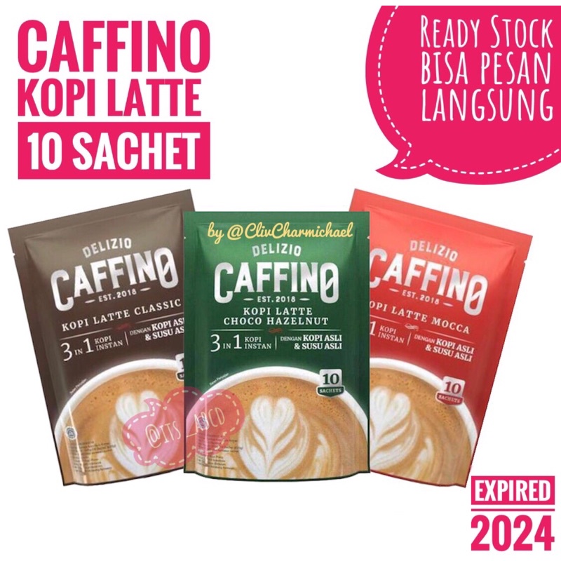 Jual Caffino Kopi Latte Coffee Isi 10 Pcs Sachet choco hazelnut kopi 3