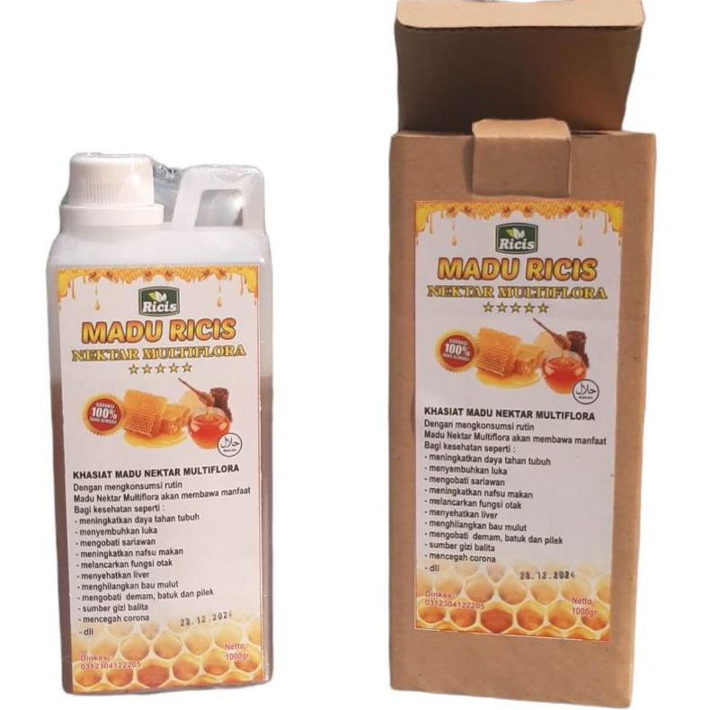 

[BAYAR DITEMPAT] PROMO 1 Kg Madu murni Multiflora Madu Randu Madu Kaliandra Madu Hutan Madu Asli Hutan Madu hitam pahit ( Raw Honey )Madu Multi Flora Madu mentah Honeycomb madu peras Madu ricis Madu multi flora Madu murni asli nektar multiflora