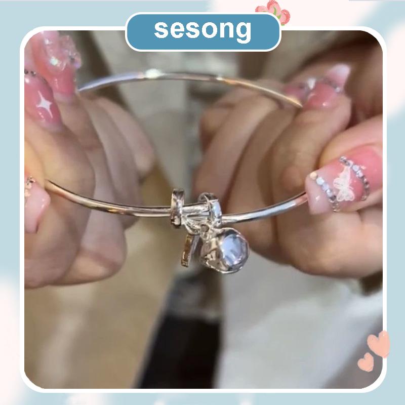 Gelang Kartun Wanita Cinnamoroll Dog Kuromi Sahabat Pasangan yang Dapat Disesuaikan Fashion Korea SS