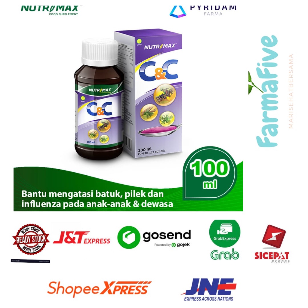 Nutrimax C & C Syrup - C&C sirup nutrimax obat batuk
