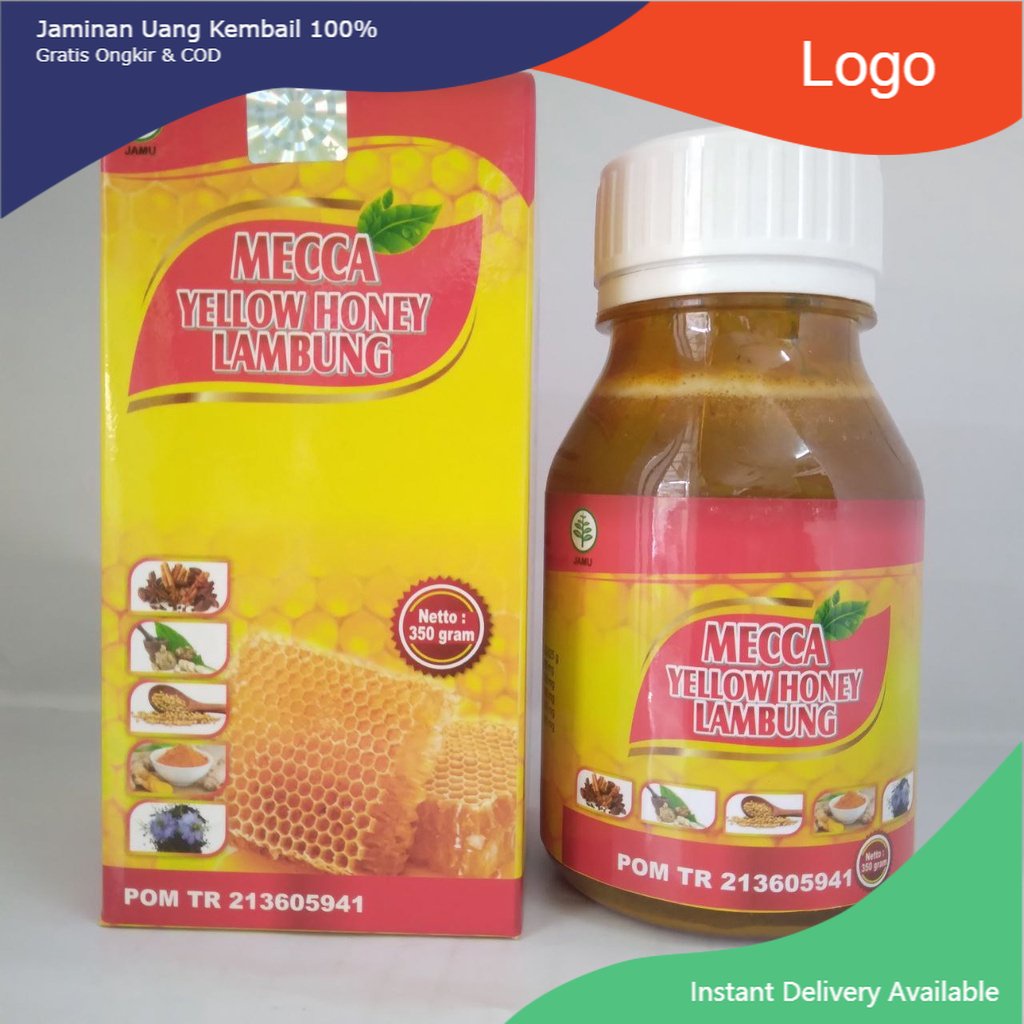 

MADU LAMBUNG YELLOW HONEY MECCA 350 GR HERBAL OBAT MAAG