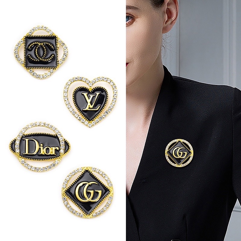 BROSS PLANET SWAROSKI BLACK EDITION BERLIAN HITAM / BROSS HIJAB BRANDED / BROS JILBAB MUTIARA / BROS