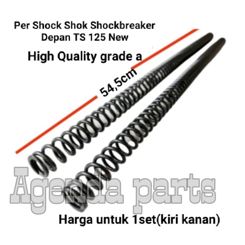 Per Shock Shok Shockbreaker Depan TS 125 New harga sepasang kiri kanan