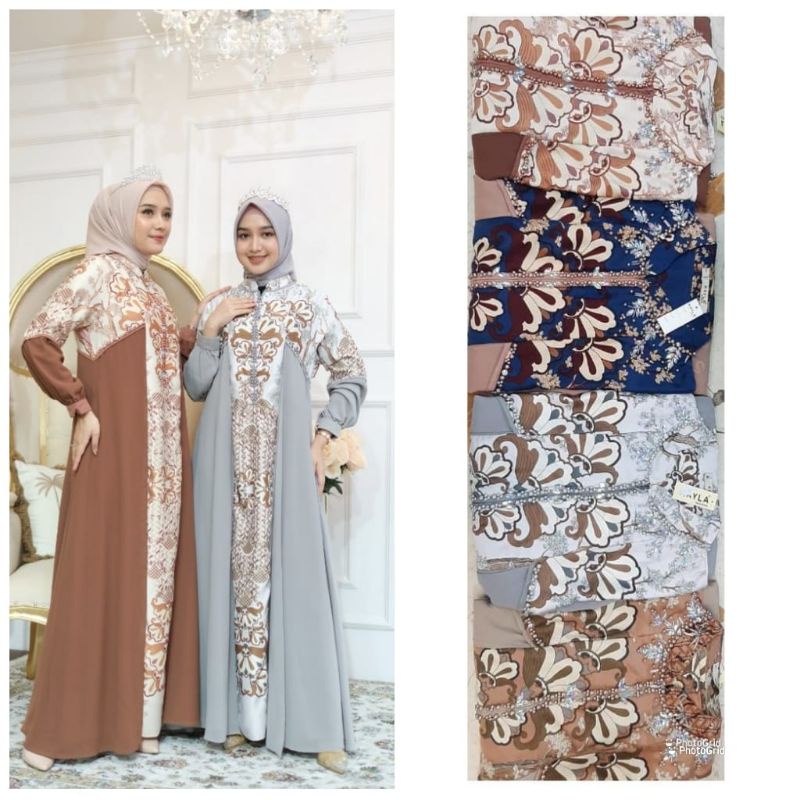 Gamis pesta etnik kayla