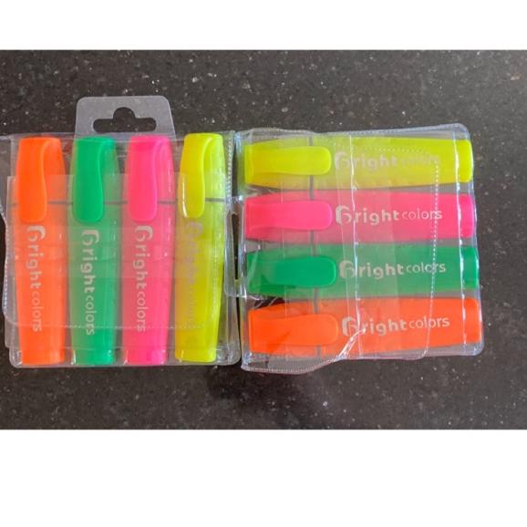 

ㅒ highlighter set, spotliner, pewarna ( harga untuk 1 set 4pc ) VA 700 ゖ゚