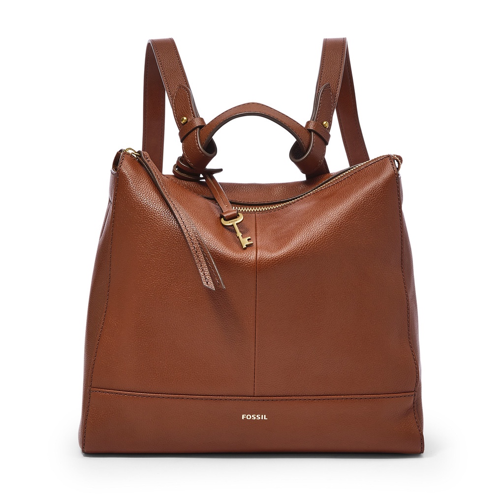 Fossil Elina Convertible Small Brown Tas Ransel Wanita-SHB2979-210