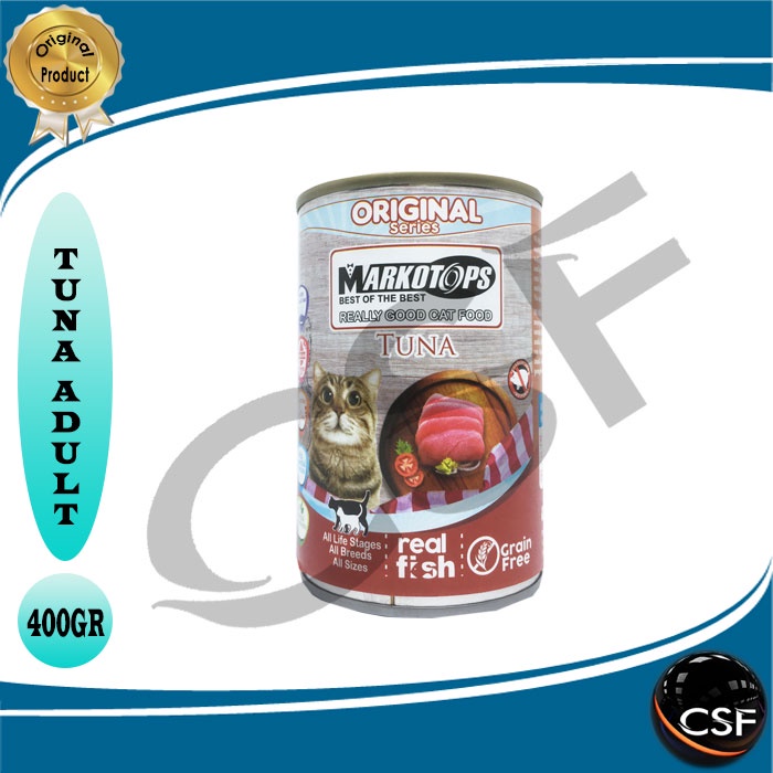 Markotops Kaleng Goat Milk Cranberry Series Makanan Kucing Adult &amp; Kitten 400gr